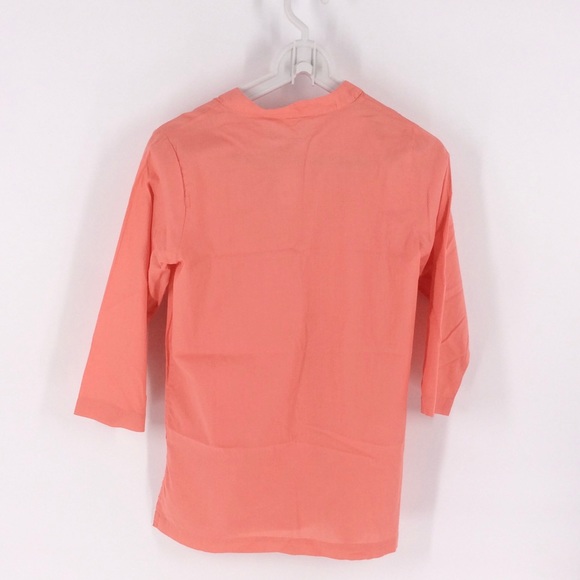 NWT Krazy Kat Coral Embroidered Tunic Top S - Picture 2 of 8